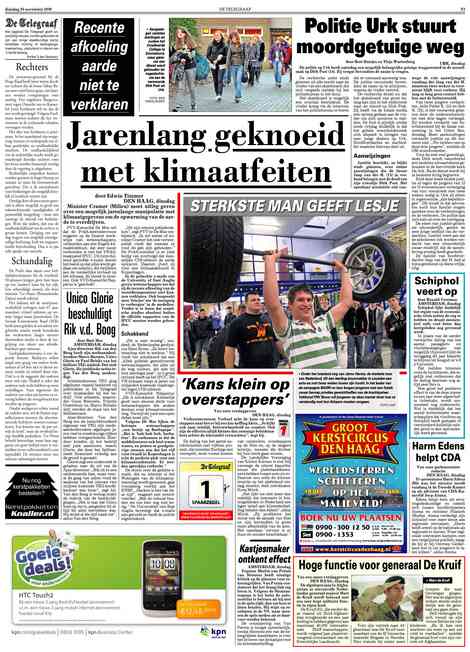 De Telegraaf over climategate
