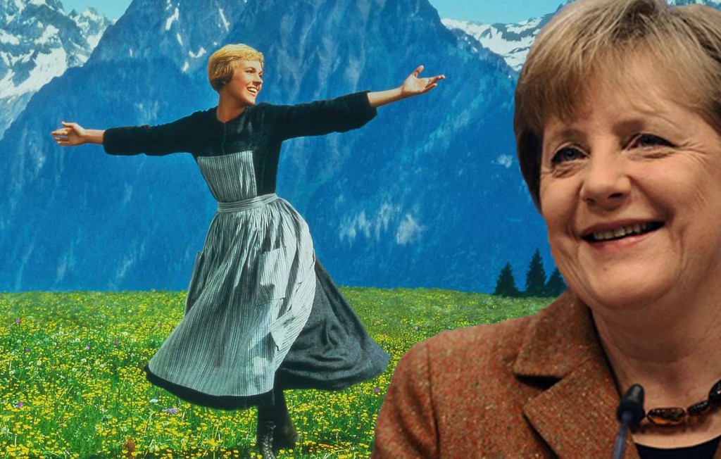 Angela Merkel achtergrond Sound of music
