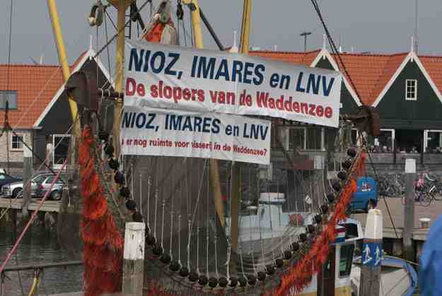 Ook vissers op Texel maken al reclame voor Imares, razend populair daar..
