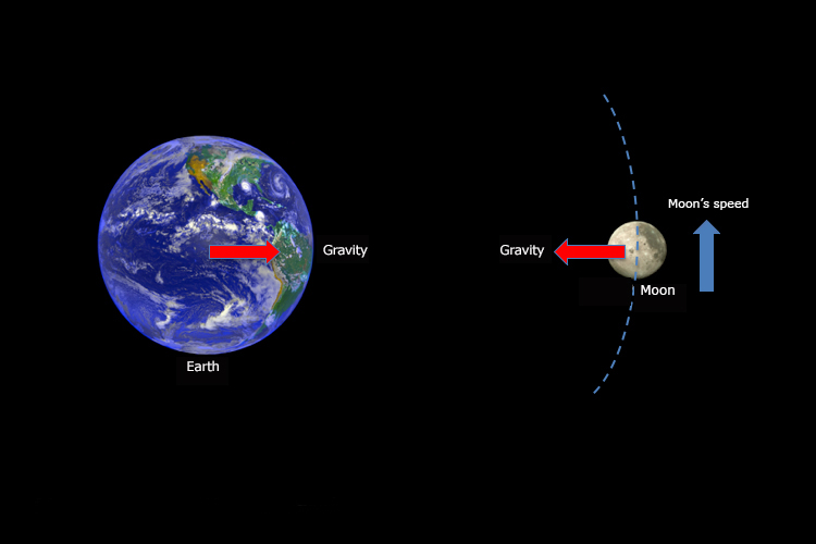 Earth-Moon-system-and-gravity
