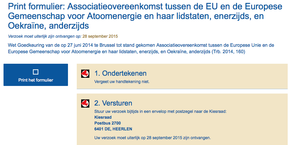 Hebt u al ondertekend? Het kan nu ook digitaal via Geenpeil.nl 