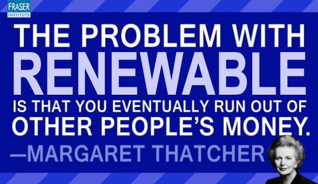 Thatcher renewables