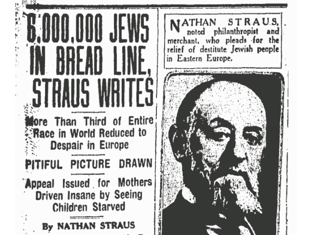 In 1919 circuleerde de 6 miljoen als getal voor alle Oost Europese Joden, die onder Russisch regime bedreigd zouden zijn
