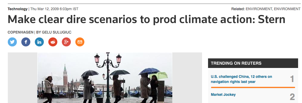 De Strijd Tegen Klimaatverandering. Bij Kopenhagen kregen wetenschappers ook de opdracht alles zo ernstig mogelijk voor te stellen