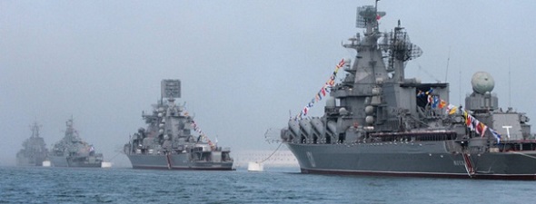 Putin zag zich gedwongen zijn militaire zeehaven veilig te stellen