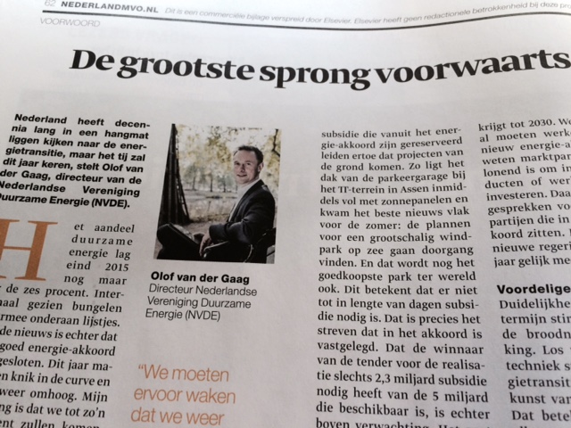 De advertorial: of Olof van der Gaag heeft geen enkele sjoeche van historie of hij is ultra-cynisch