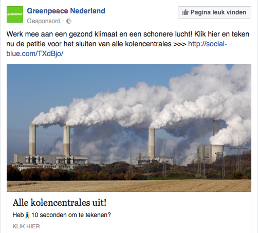 LNG-gasboer Shell wilde graag van concurrent kolenenergie af, dus lobbiet Greenpeace nu voor hun belang