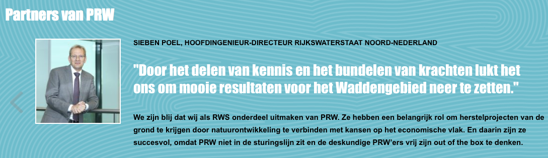 Sieben Poel's Rijkswaterstaat zit bij PRW. Die zit dus WEL in de besturingslijn, net als de ambtenaren van Ministerie EZ en I&M