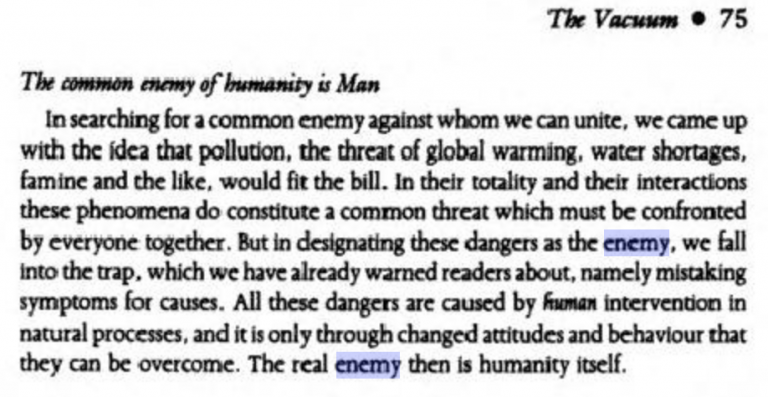 De ideologie van de milieubeweging na de Koude Oorlog