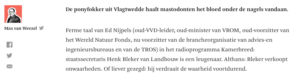 Het gebabbel der PvdA-gezinde grachtengordeldieren is maatgevend voor 'kwaliteits'-journalisten