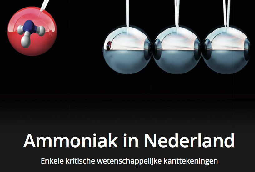 Met valse wetenschap dekt de overheid zich in, zo toont ook 'Ammoniak in Nederland' van Hanekamp, Crok en Briggs