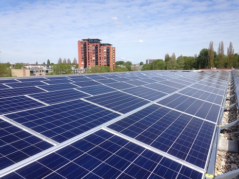 Zonnepanelen delen