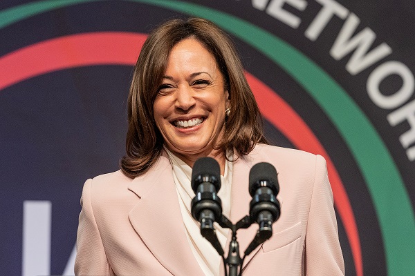 Vice,President,Of,The,Usa,Kamala,Harris,Speaks,During,Nan